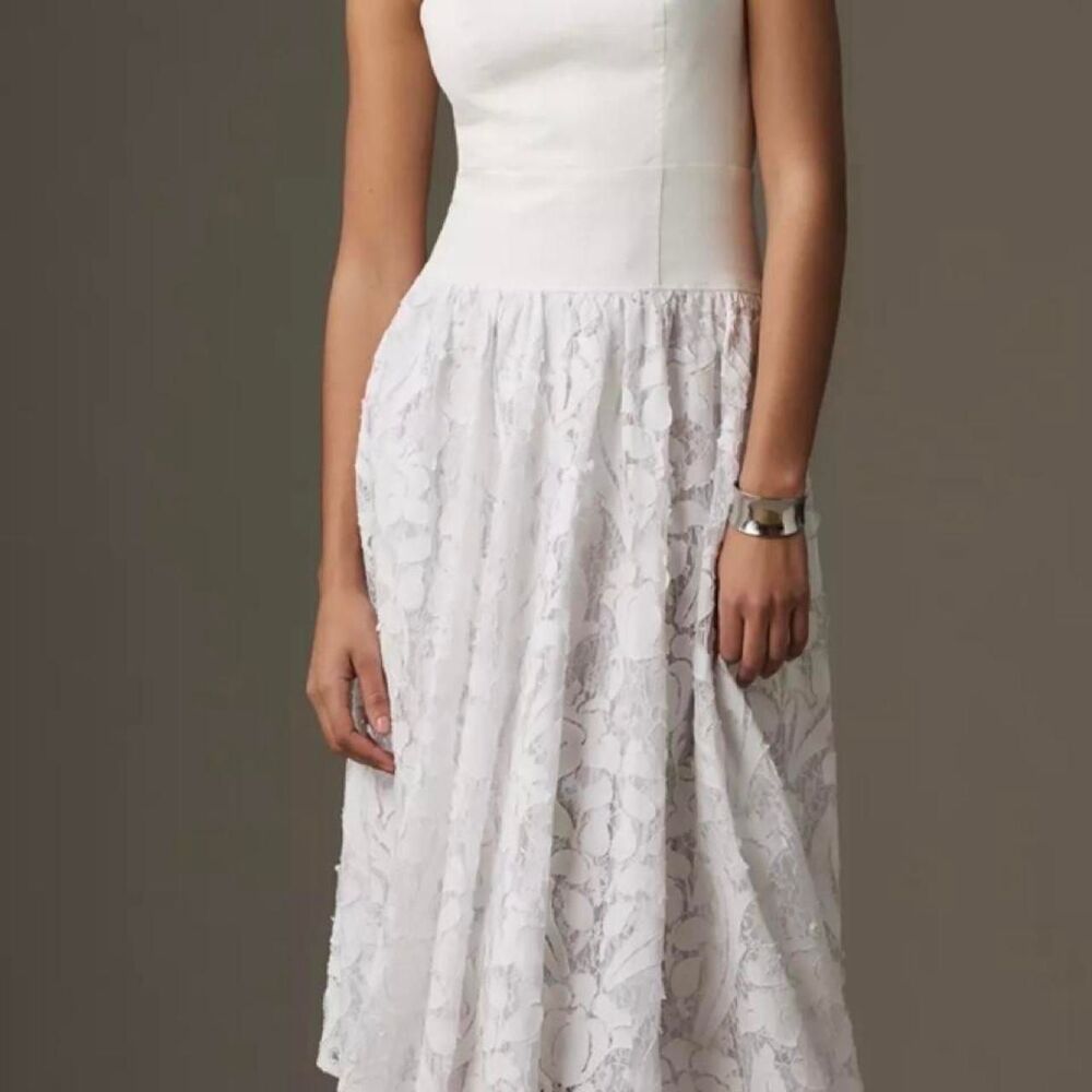 Pilcro Women's White Dress
